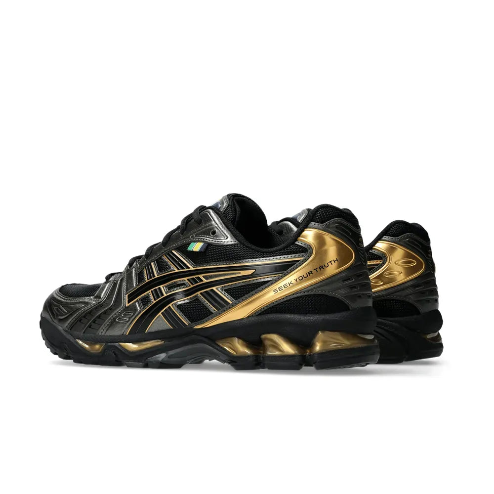 Senna x Asics Gel-Kayano 14 Black Gold