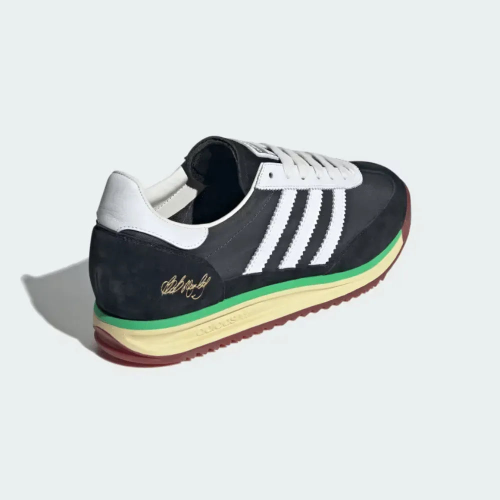 Bob Marley x adidas SL 72 RS Core Black Cloud White