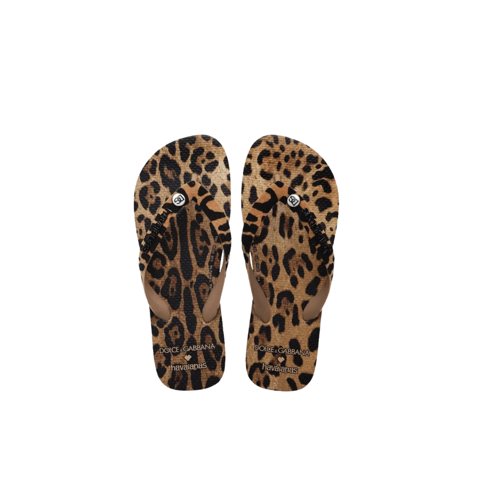 Dolce&Gabbana x Havaianas Chinelo Leopard