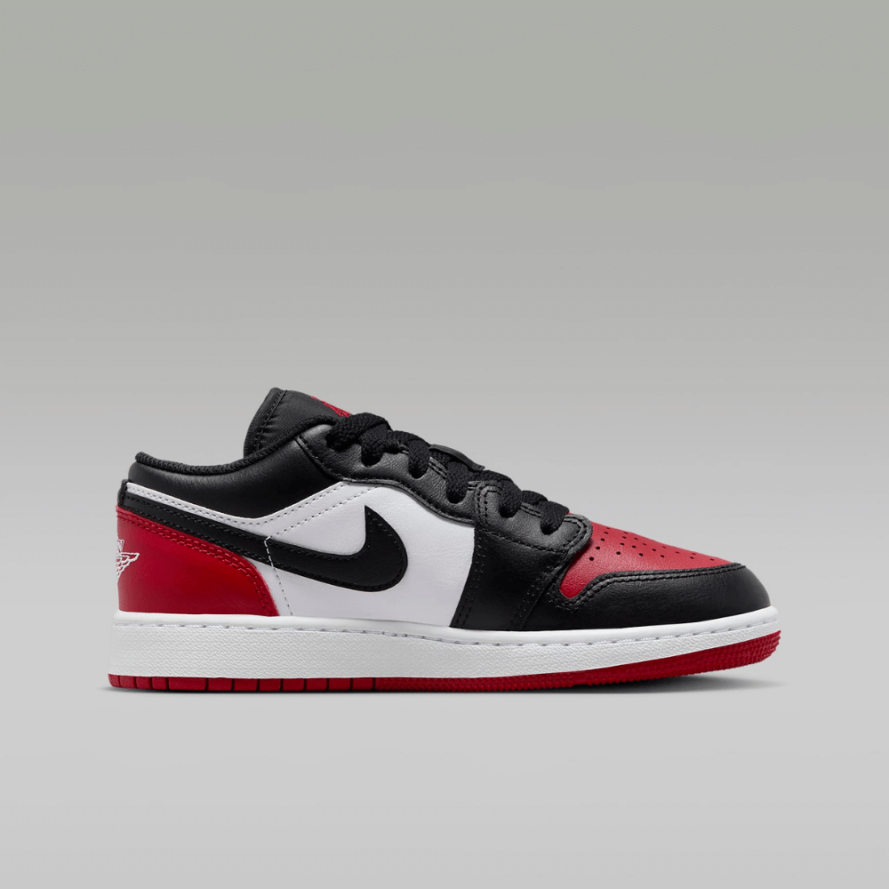Air Jordan 1 Low GS Bred Toe 2.0
