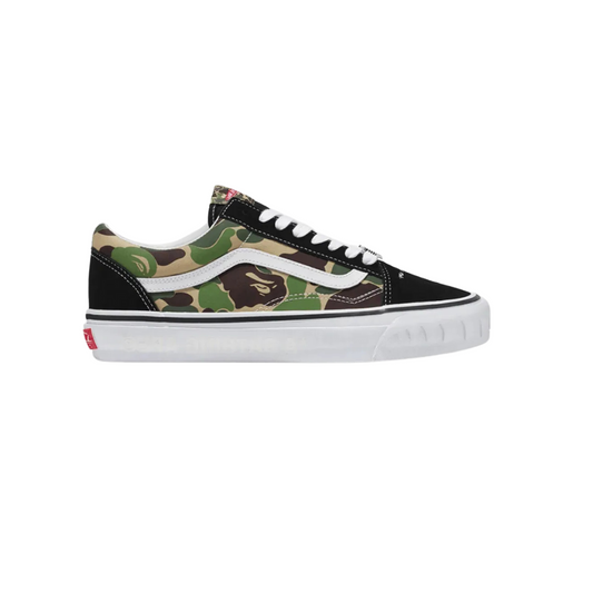 BAPE x Vans Old Skool LX Abc Camo Pink Blue Green